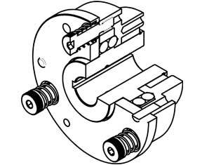 Cabat Inc. AO Automatic Clutch, overload torque-limiting clutch diagram